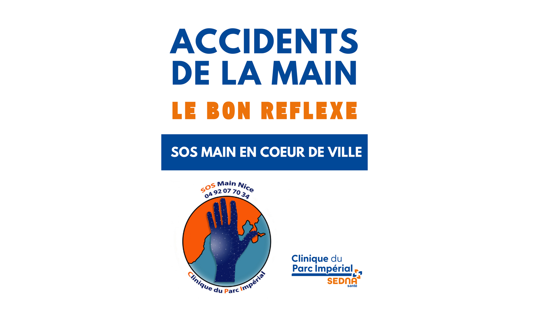 SOS MAIN, un service d’urgence 24h/24 et 7j/7 à la Clinique du Parc Impérial, en cœur de ville de Nice